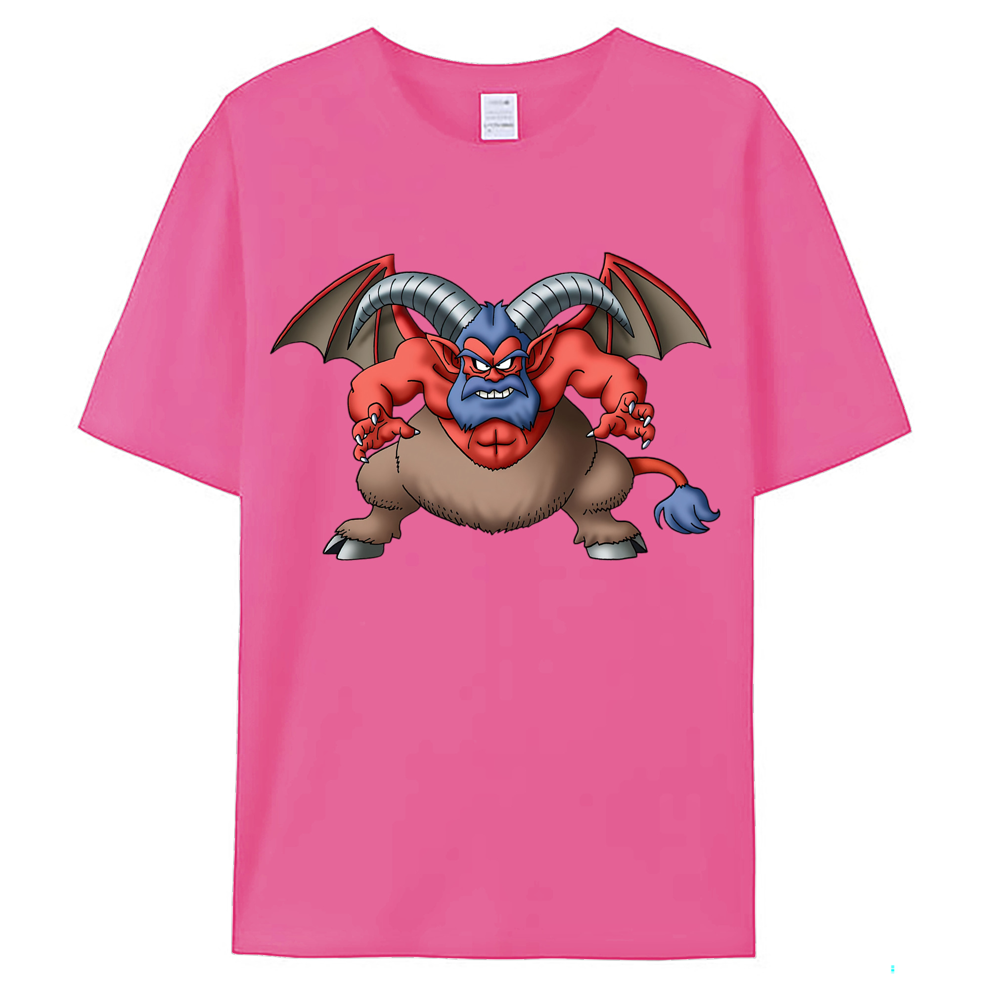 （画像用） ドラゴンクエスト Doragon Kuesuto Dragon Quest レディースカジュアルプリントTシャツ（綿100％）